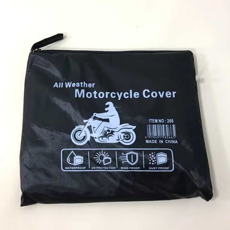 Li Wang windproof and waterproof motorcycle raincoat cover, black wear-resistant and dust-proof outdoor riding equipment protective case