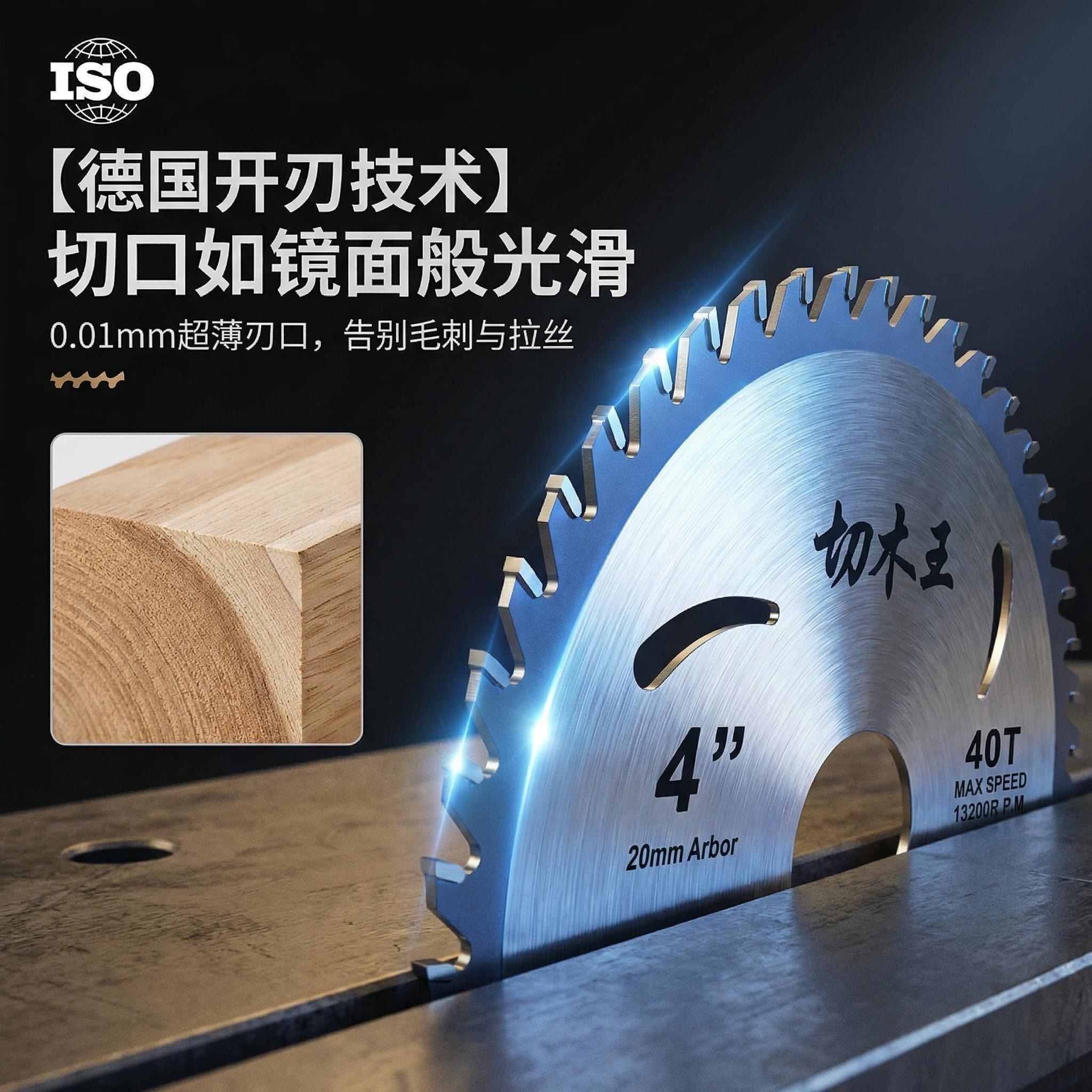 4-inch woodworking saw blade, wood alloy cutting blade machine, circular saw blade cutting tool, high-efficiency OEM/ODM factory direct sales details Picture