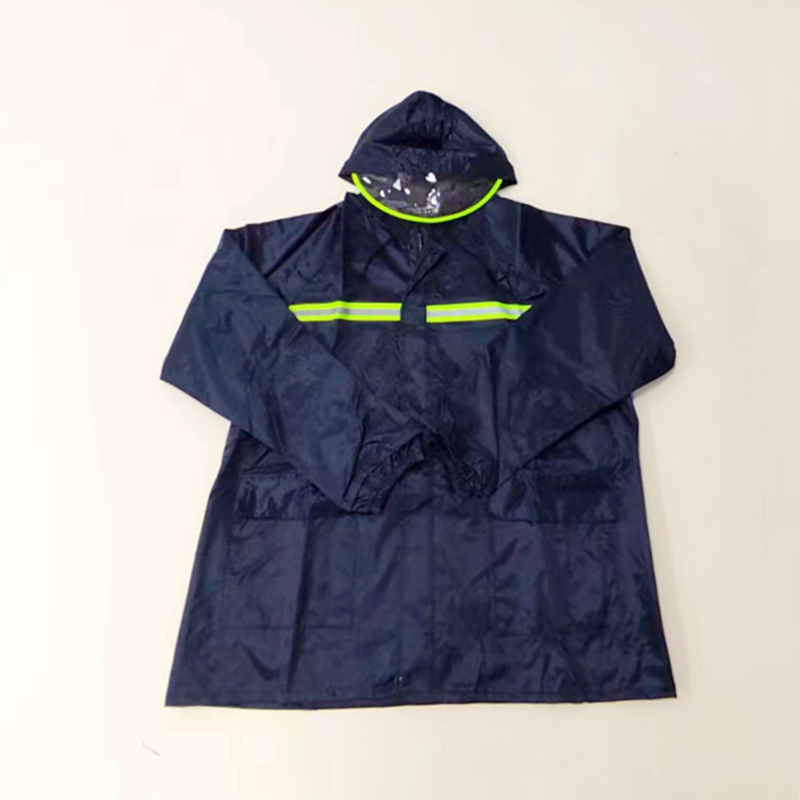 Li Wang's new Oxford fabric adult reflective raincoat set, outdoor travel, travel, cycling, windproof and rainproof raincoat Specification image