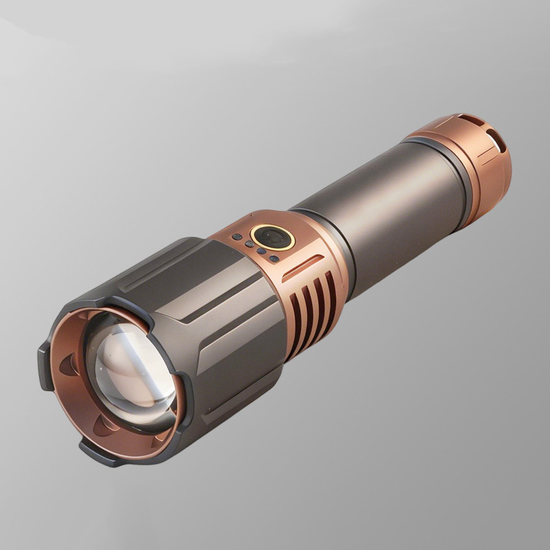 Linterna Q34 luz brillante linterna láser blanca luz brillante linterna telescópica multifuncional linterna de aleación de aluminio luz brillante cañón de láser resaltado foco antorcha pic 15