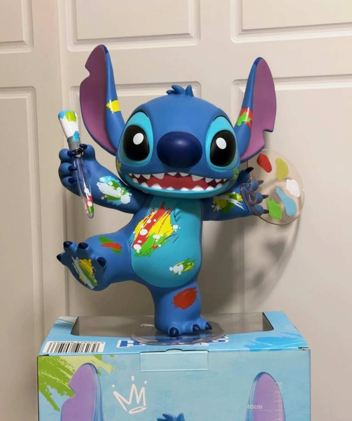 Disney-sam's same style Stitch graffiti figure-hugging piggy bank ornament details Picture