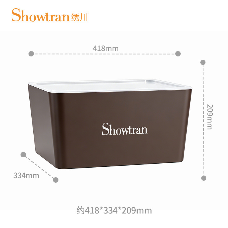 H231-ST0369大容量收纳盒家用厨房衣柜储物盒带盖食品级整理盒详情图5