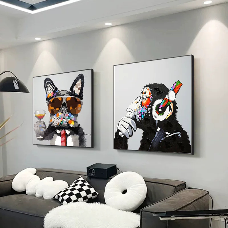 油画实物图