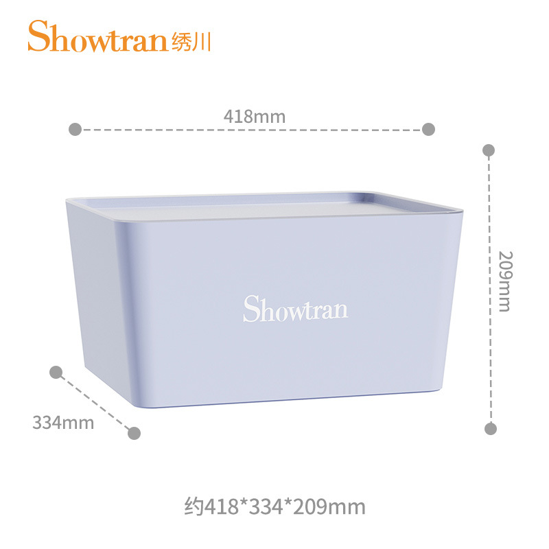 H231-ST0369大容量收纳盒家用厨房衣柜储物盒带盖食品级整理盒详情图7