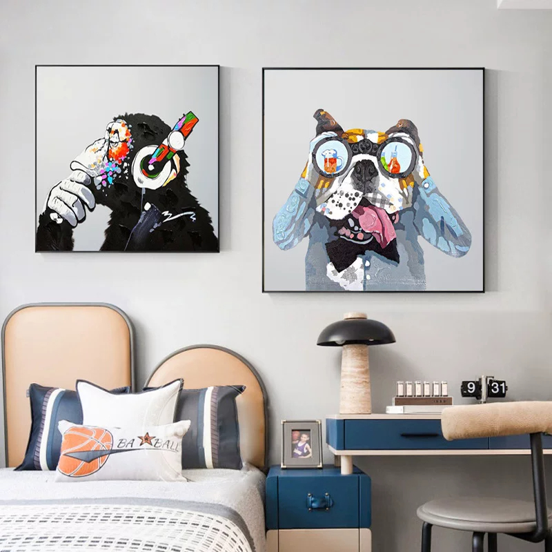 油画/数字油画/儿童自行车/工艺画框带玻璃批发/工艺品阿拉伯细节图