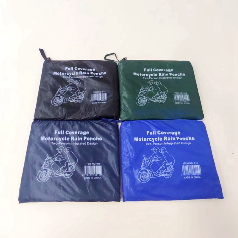 Bonin wang nuevo producto tela oxford dos personas moto poncho al aire libre día lluvioso viaje poncho de protección Specification image