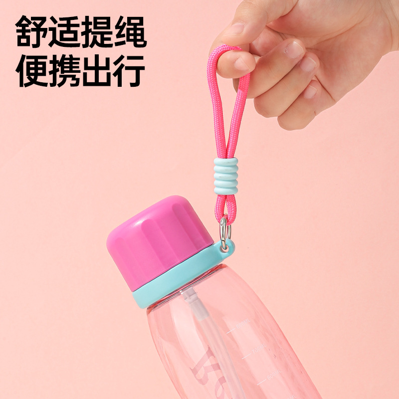 J147- Portable Cup for Students, Double Drinking, High appearance level Plastic Cup, Large Capacity Water Cup, anti-drop, durable, portable Sports Water bottle Application Scenario