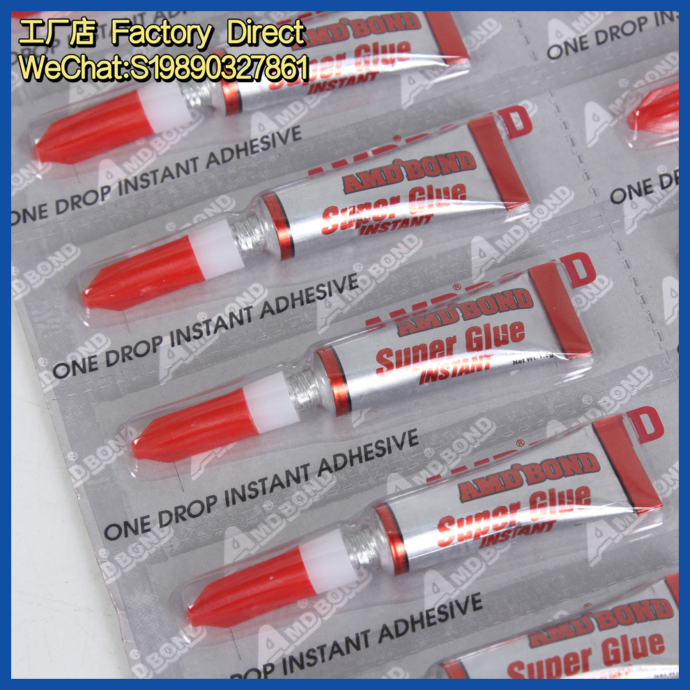 Small instant glue for shoes, wood oil-based welding agent, drill nail glue, foreign trade version 502 glue, strong glue wholesale details Picture