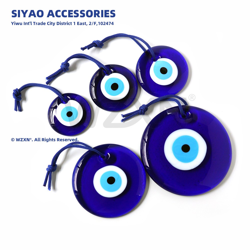 Glass Demon eye Blue Eye jewelry accessories, Turkish and Greek handmade souvenirs manufacturer wholesale customizable Siyao evil eye Application Scenario