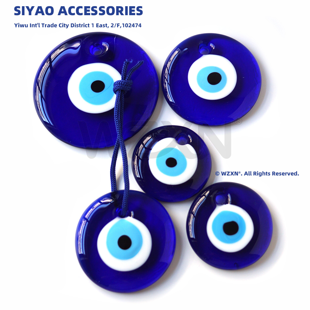 Glass Demon eye Blue Eye jewelry accessories, Turkish and Greek handmade souvenirs manufacturer wholesale customizable Siyao evil eye details Picture