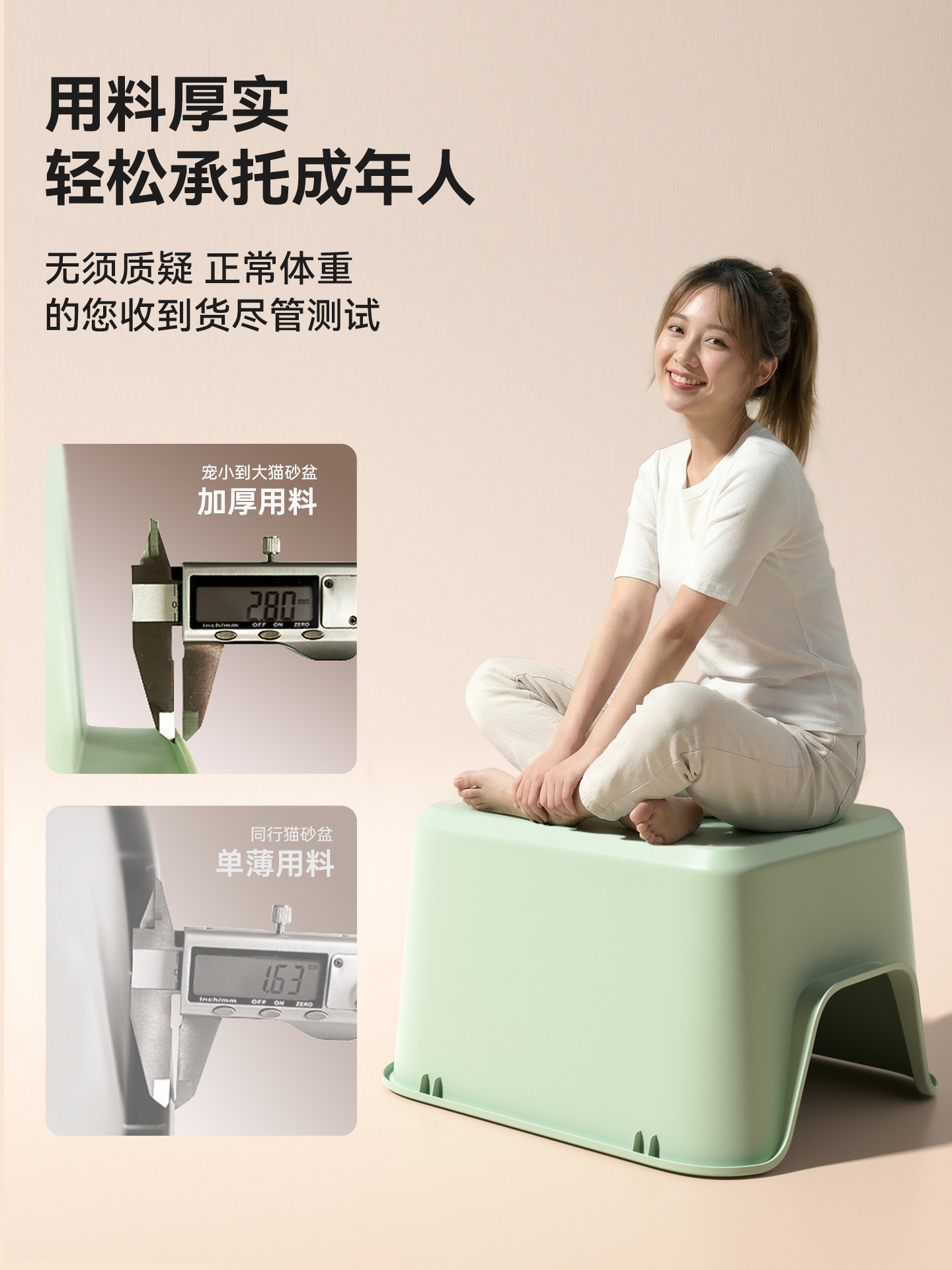 From small to large pet cat litter boxes, extra-large anti-splash cat toilets, extra-large cat litter boxes, giant cat poop pet supplies Item Picture