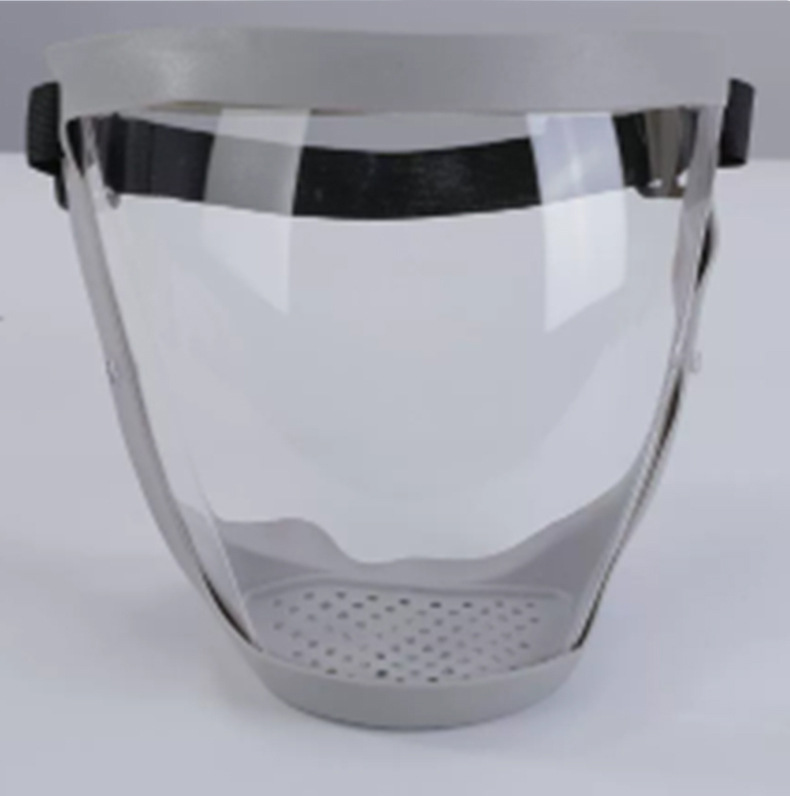 Cross-border horse-head high-definition anti-fog protective face mask, isolation transparent protective welding face mask, full-face cycling protective glasses detail image 2