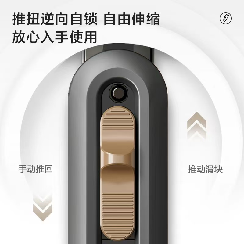 Delinusai 9mm Utility Knife NS063 (White/Black/Blue) Specification image