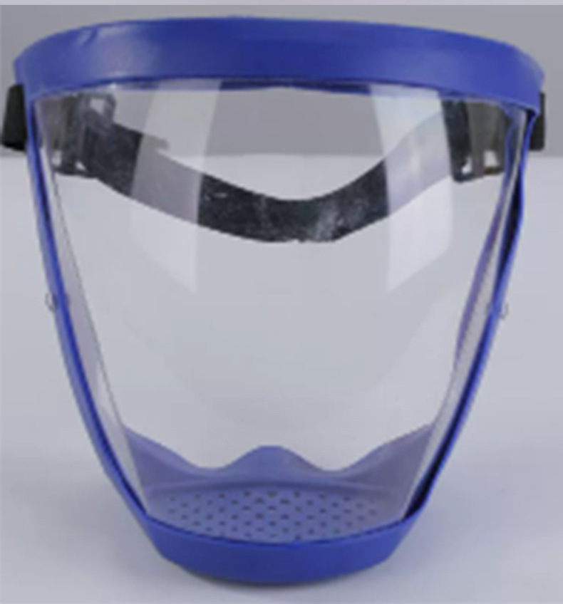 Cross-border horse-head high-definition anti-fog protective face mask, isolation transparent protective welding face mask, full-face cycling protective glasses Specification image