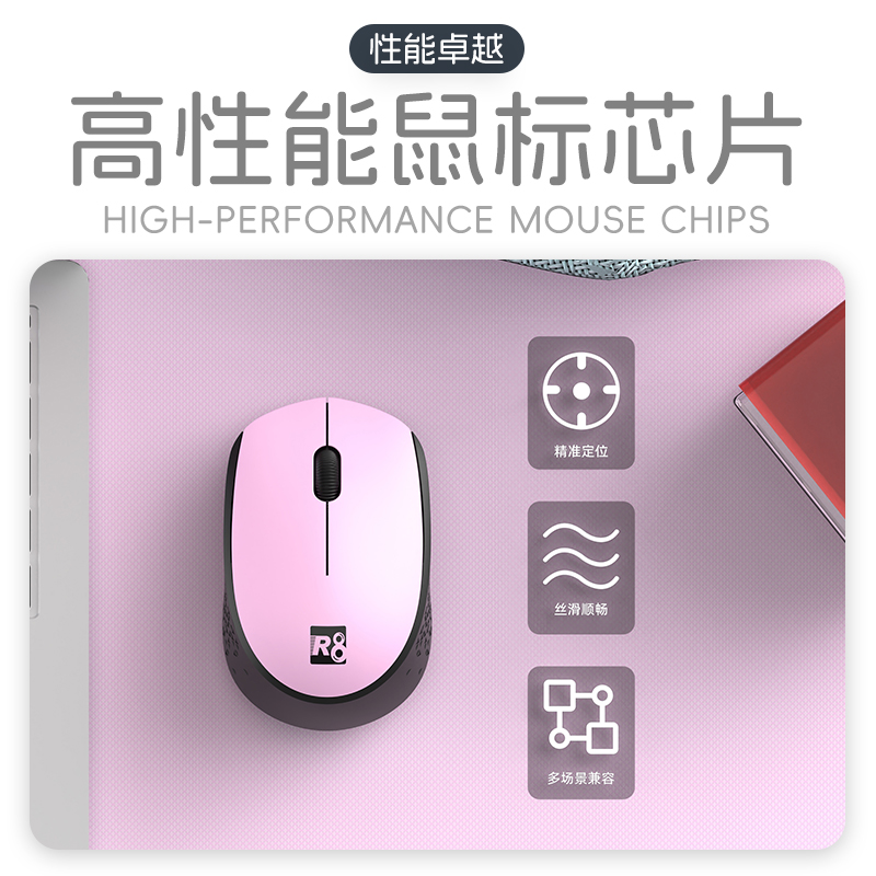 R8 -4 زاي الماوس اللاسلكي، مع حواسيب محمولة ذات جودة عالية Specification image