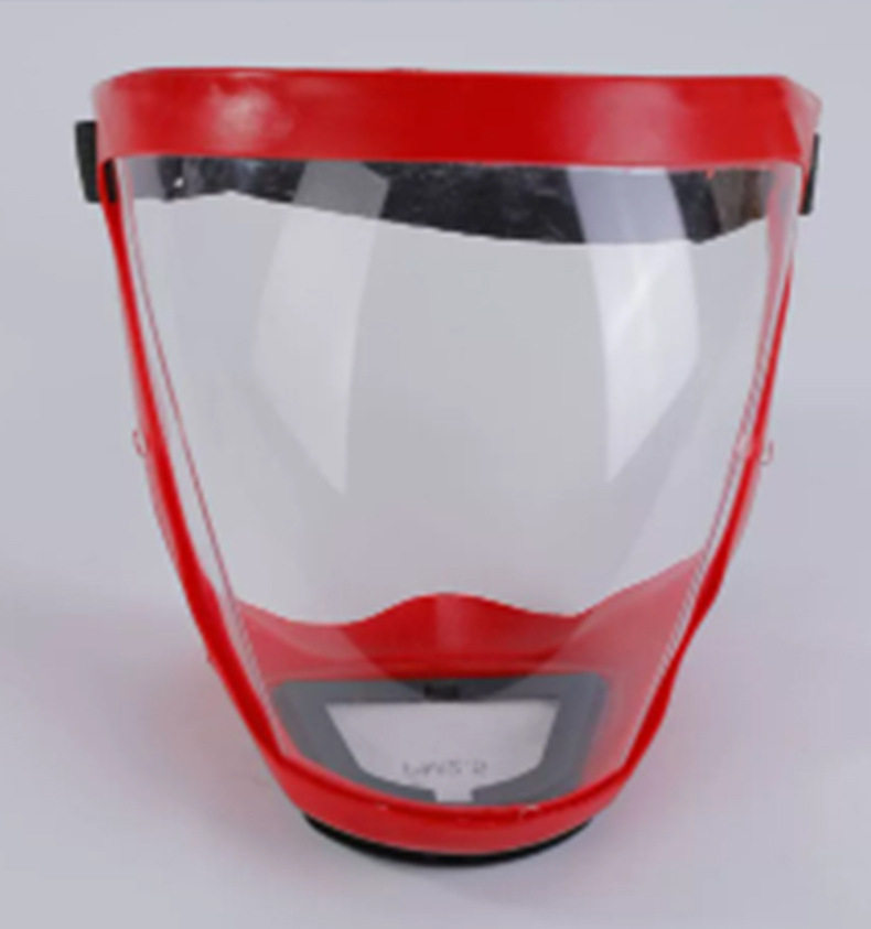 Cross-border horse-head high-definition anti-fog protective face mask, isolation transparent protective welding face mask, full-face cycling protective glasses