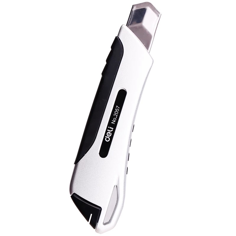 Deli 18mm sharp zinc alloy knife case Utility knife 2057 Application Scenario