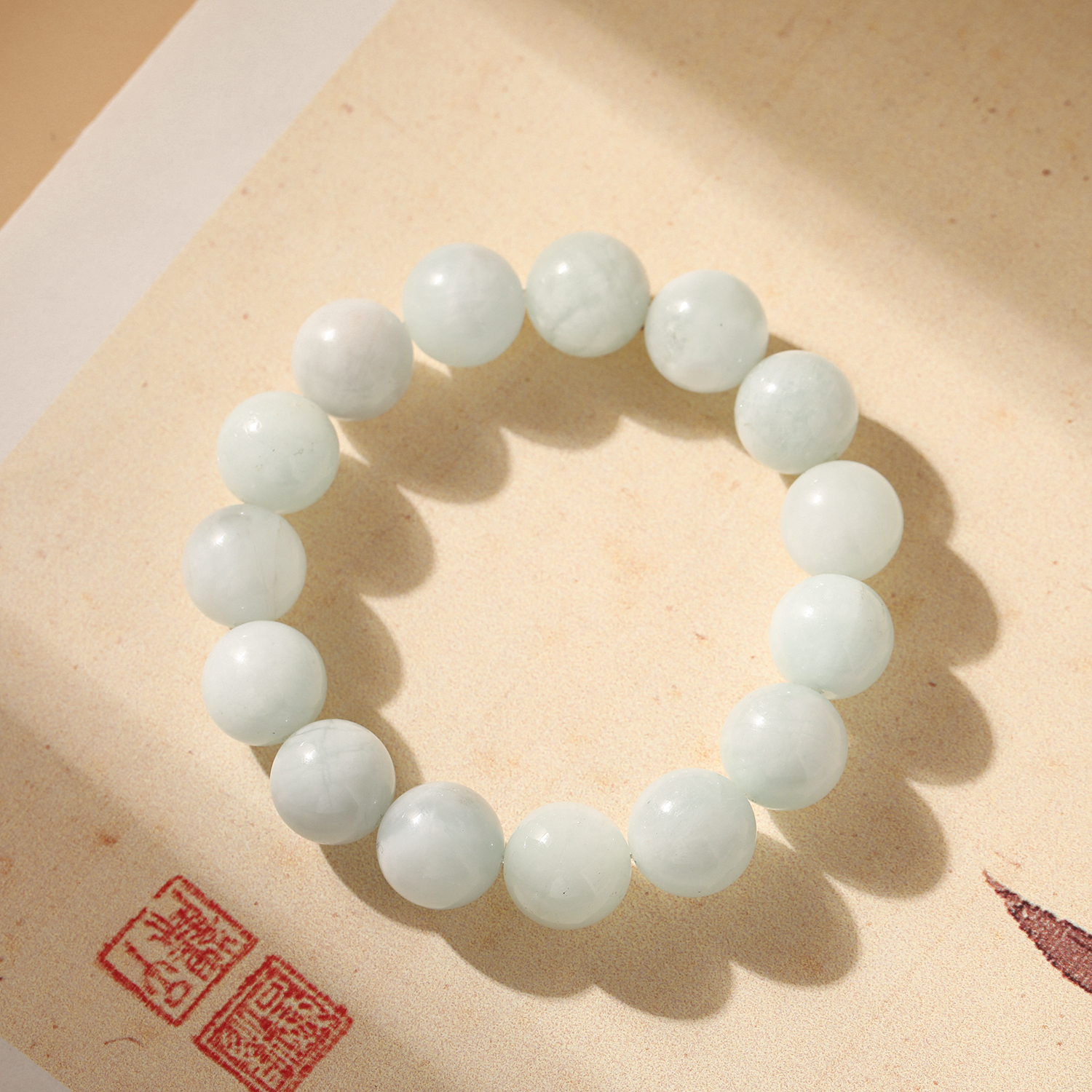 Natural mar lanbao un círculo de cristal mano string refrescante estilo nacional pulsera para mujeres en vivo fuente de accesorios fábrica en stock al por mayor pic 5