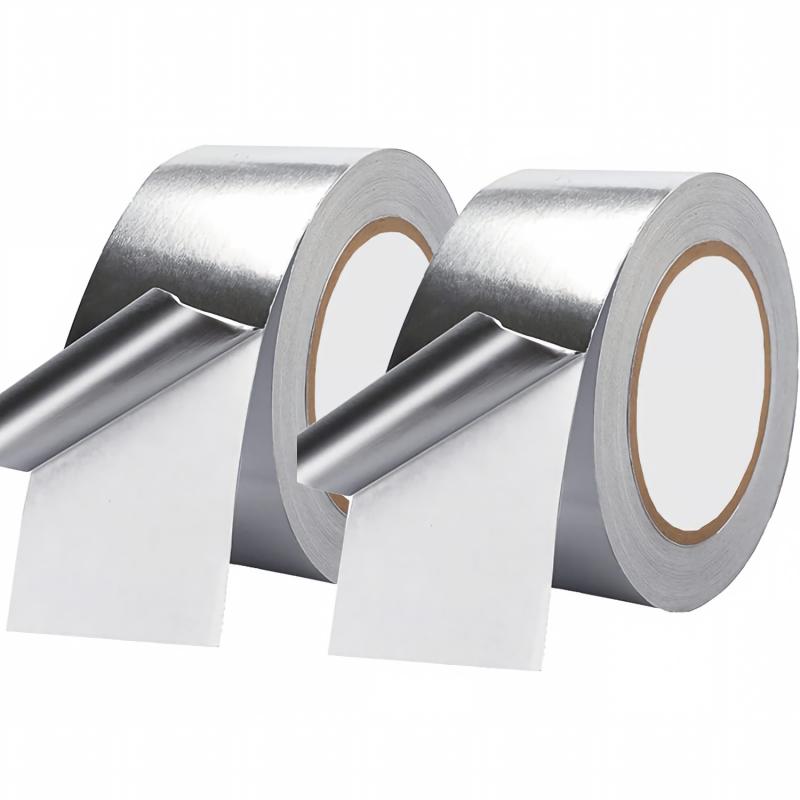 Cinta de aluminio con papel de revestimiento de alta viscosidad retardante de fuego resistente a altas temperaturas cocina fregadero estanco de aceite antimoho aislamiento de tuberías aislamiento térmico Specification image