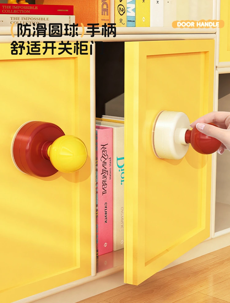 S44-Y1007 suction cup, kitchen cabinet door drawer handle, glass door handle, no need for drilling, toilet sliding handle detail image 9