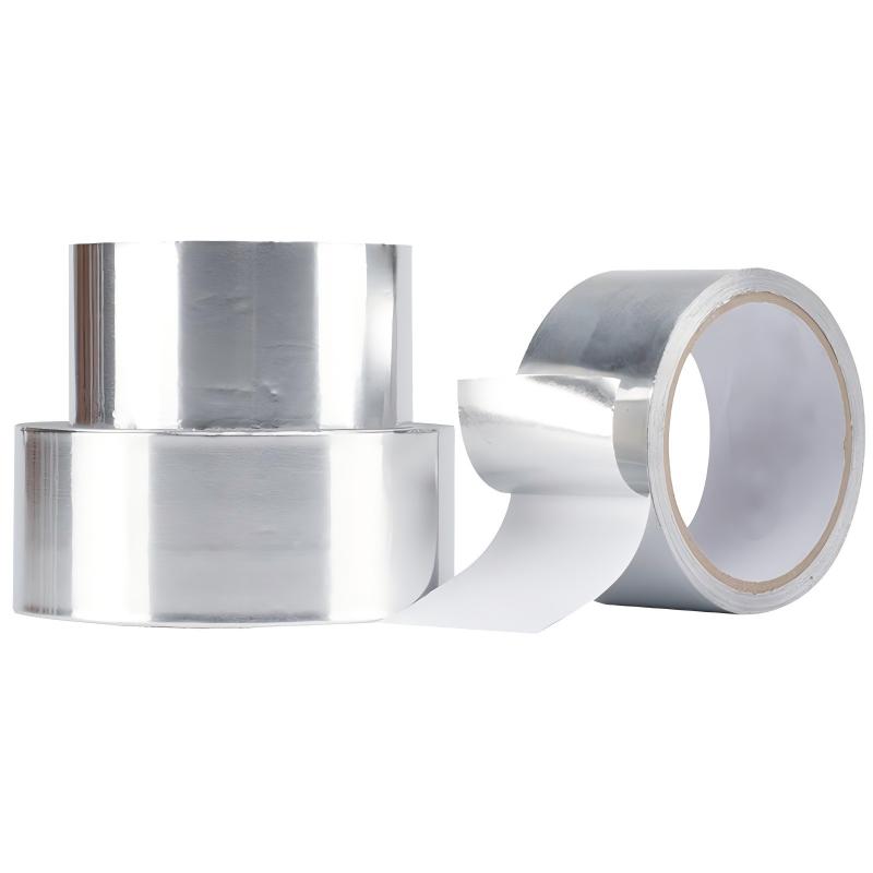 Cinta de aluminio con papel de revestimiento de alta viscosidad retardante de fuego resistente a altas temperaturas cocina fregadero estanco de aceite antimoho aislamiento de tuberías aislamiento térmico details Picture