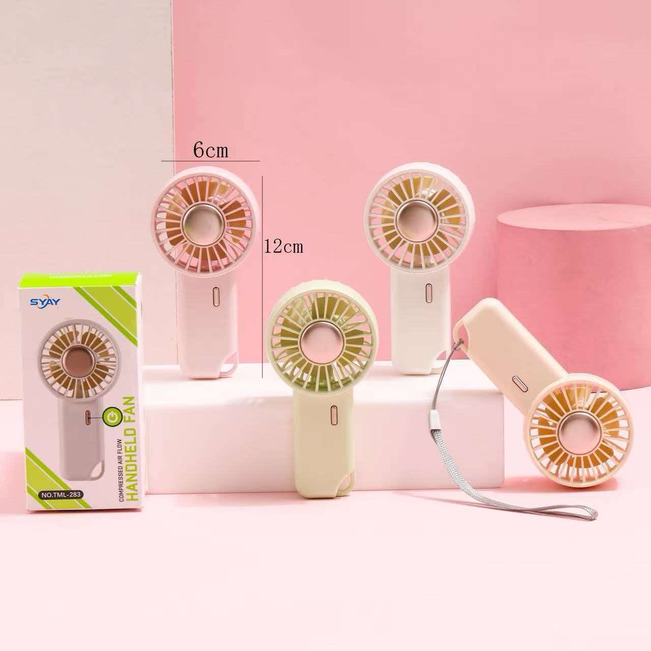 Mini handheld fan lanyard style