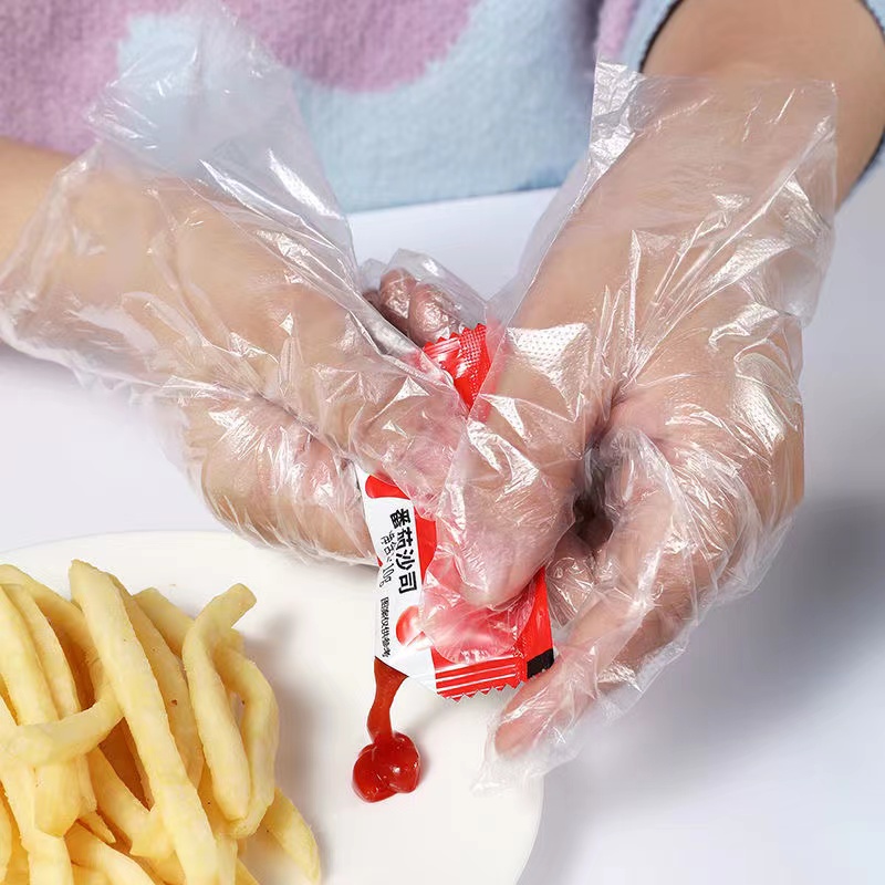 Multi-purpose disposable gloves are disposable plastic gloves for home kitchen cleaning, anti-fouling and anti-slip, as well as for food delivery Item Picture