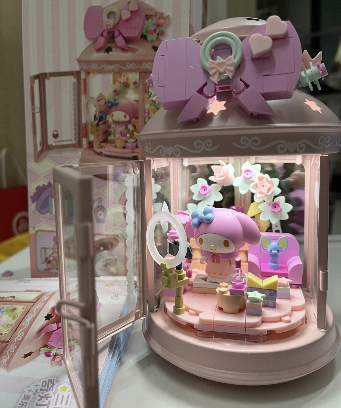 TOP TOY三丽鸥奇灯妙想系列-美乐蒂美妆啵啵间