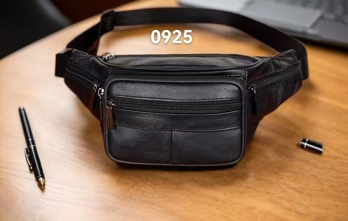 2025 fabricante de cuero multifuncional bolsa de cintura hombre ocio al aire libre deportes bolsa de viaje bolsa de montaña cintura crossbody body bolsa comercio exterior al por mayor y al por menor detail image 7