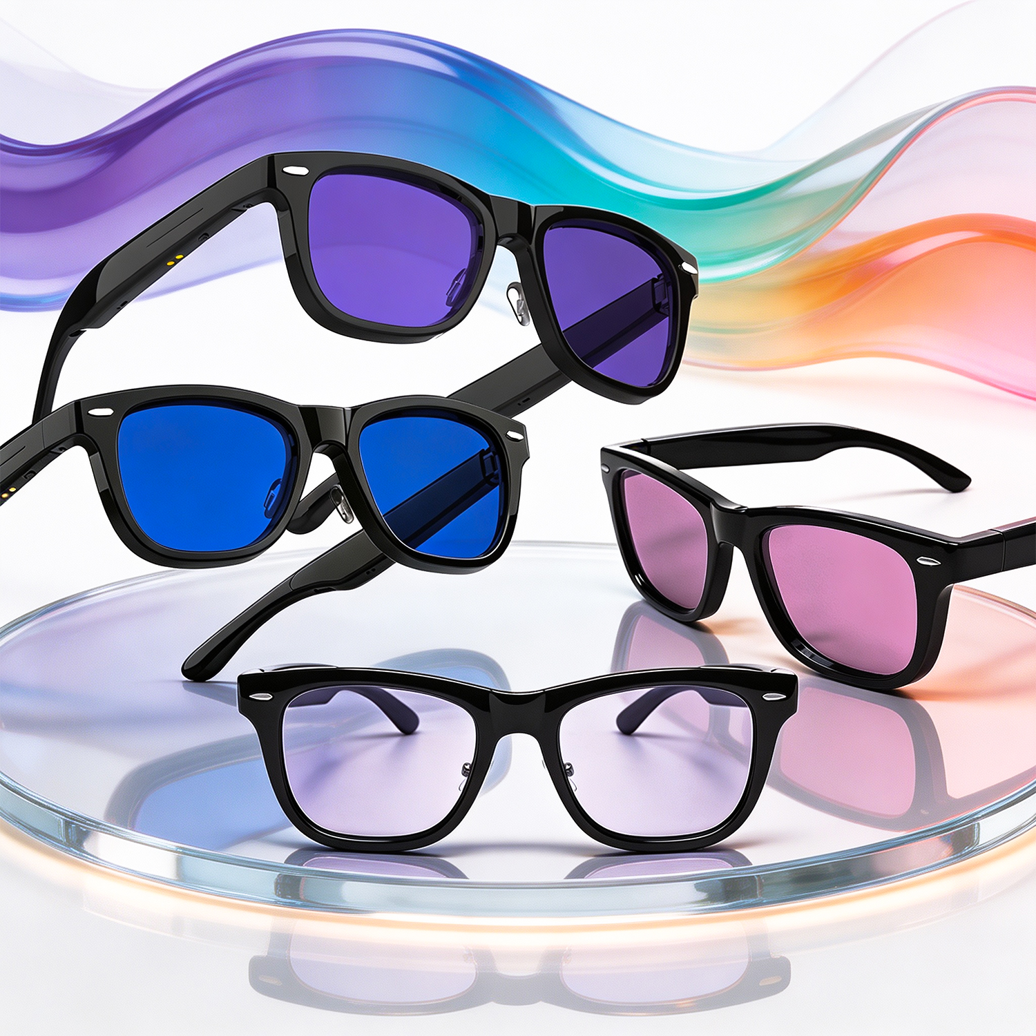 Electrogenic 4 color sombras al aire libre anti-uv polarizado gafas AI inteligente multifunción tendencia Item Picture