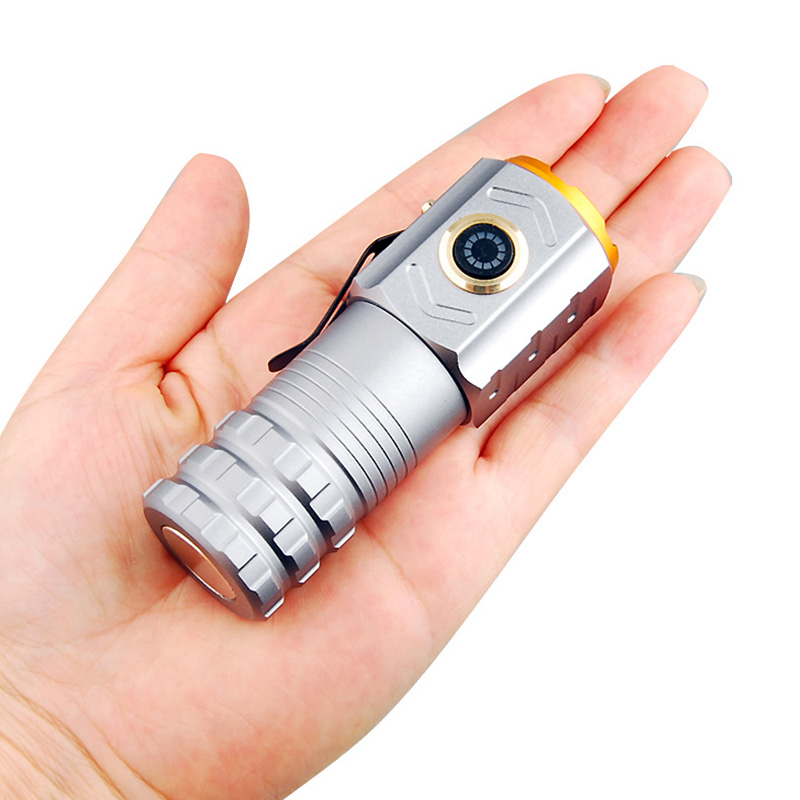 Q07 Small steel Cannon flashlight Ignition flashlight, Strong Light flashlight, strong light flashlight, aluminum alloy flashlight, high-brightness flashlight Specification image