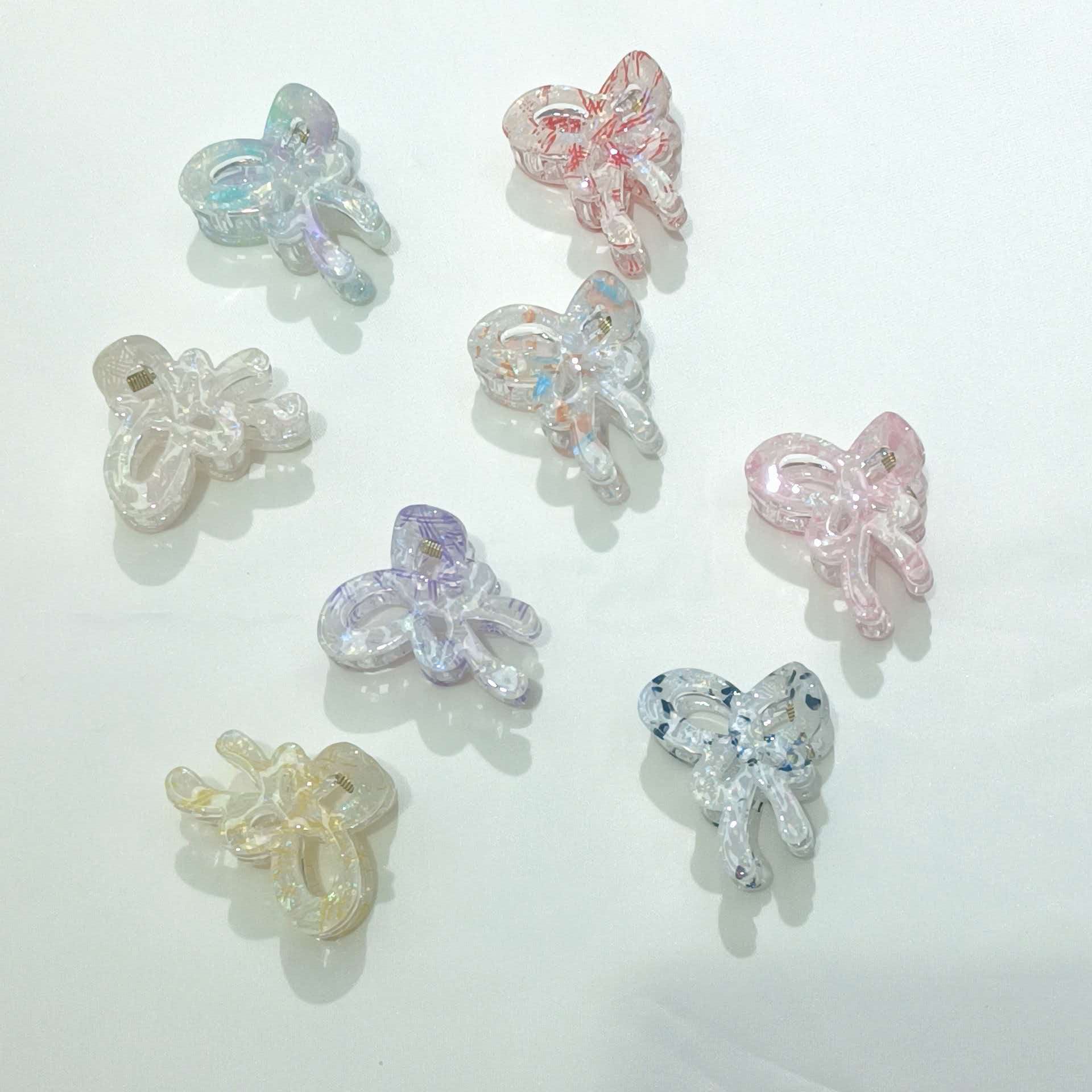 Super fairy-like hollowed-out butterfly grab clip small size new headwear Shark clip fairy hair grab accessory