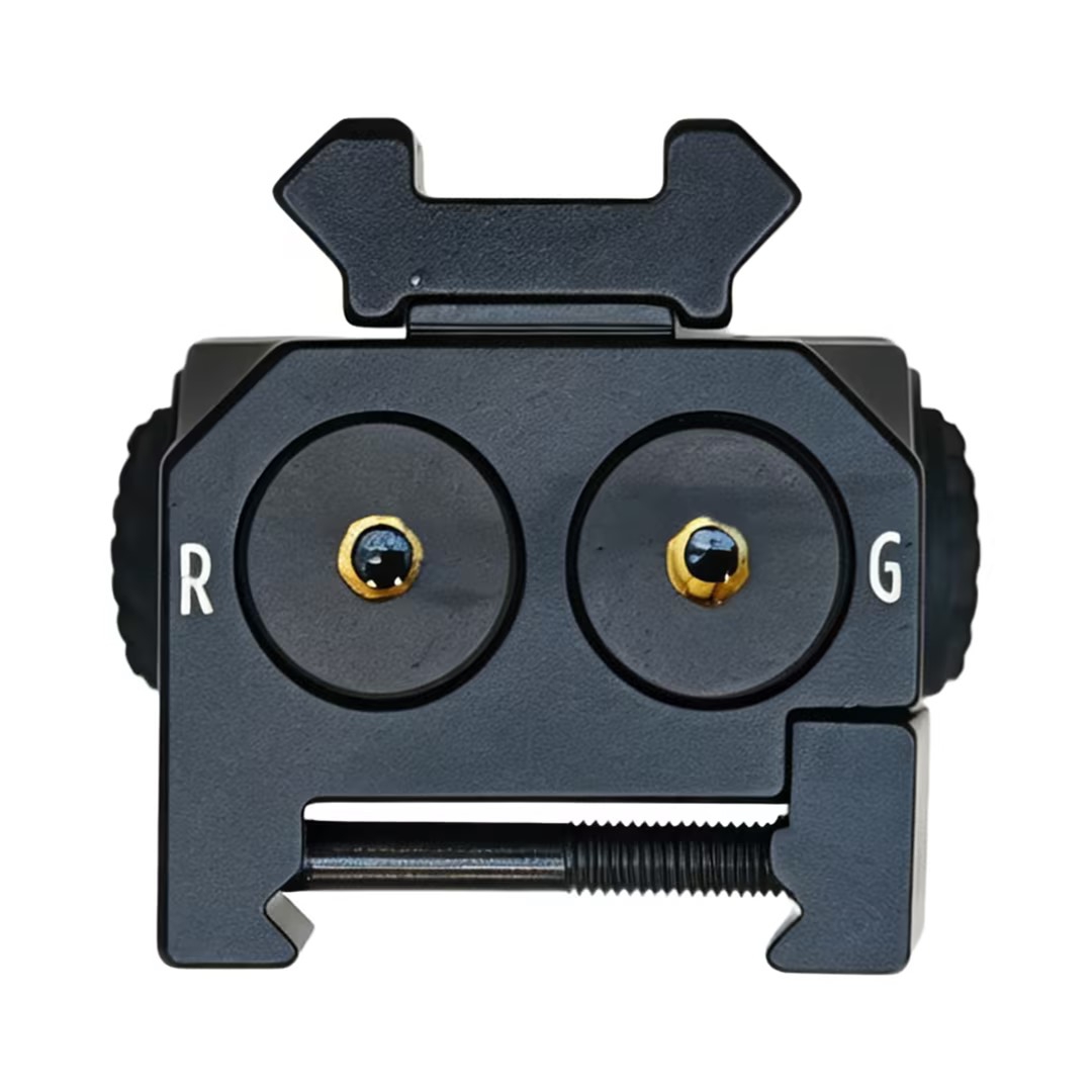 USB charging red and green laser sight, small metal underhanging laser pointer with toolbox, wrench and screw set details Picture