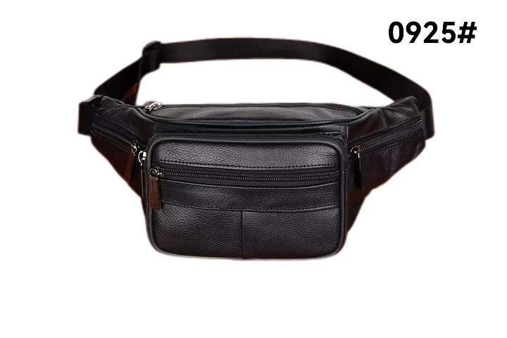 2025 fabricante de cuero multifuncional bolsa de cintura hombre ocio al aire libre deportes bolsa de viaje bolsa de montaña cintura crossbody body bolsa comercio exterior al por mayor y al por menor details Picture