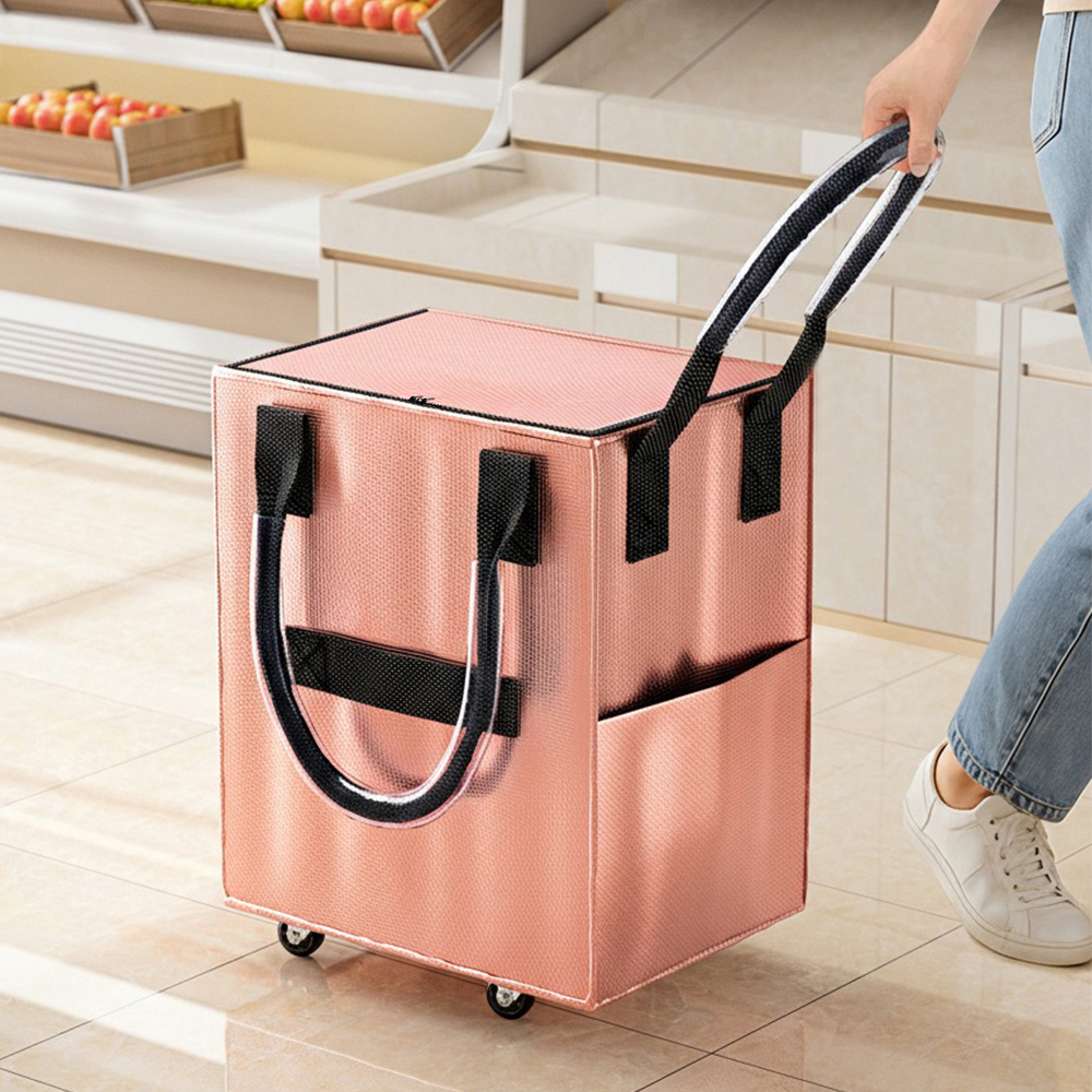 Multi-functional storage bag, portable organizing bag, travel tote bag, multi-purpose storage bag, storage shopping wheeled bag details Picture