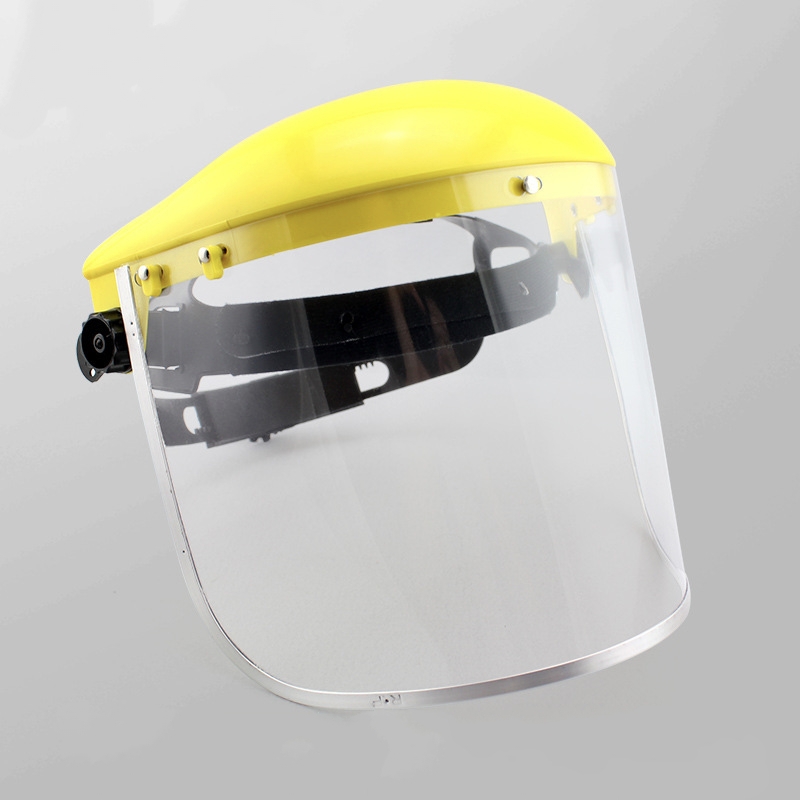 Portable electric welding face mask, anti-strong light welding spatter, special welder labor protection face mask for electric welding and argon arc welding, head-mounted lawn mower protection face mask, steel wire mesh mask, explosion-proof and anti-impact spatter screen, special garden lawn mower cap detail image 8