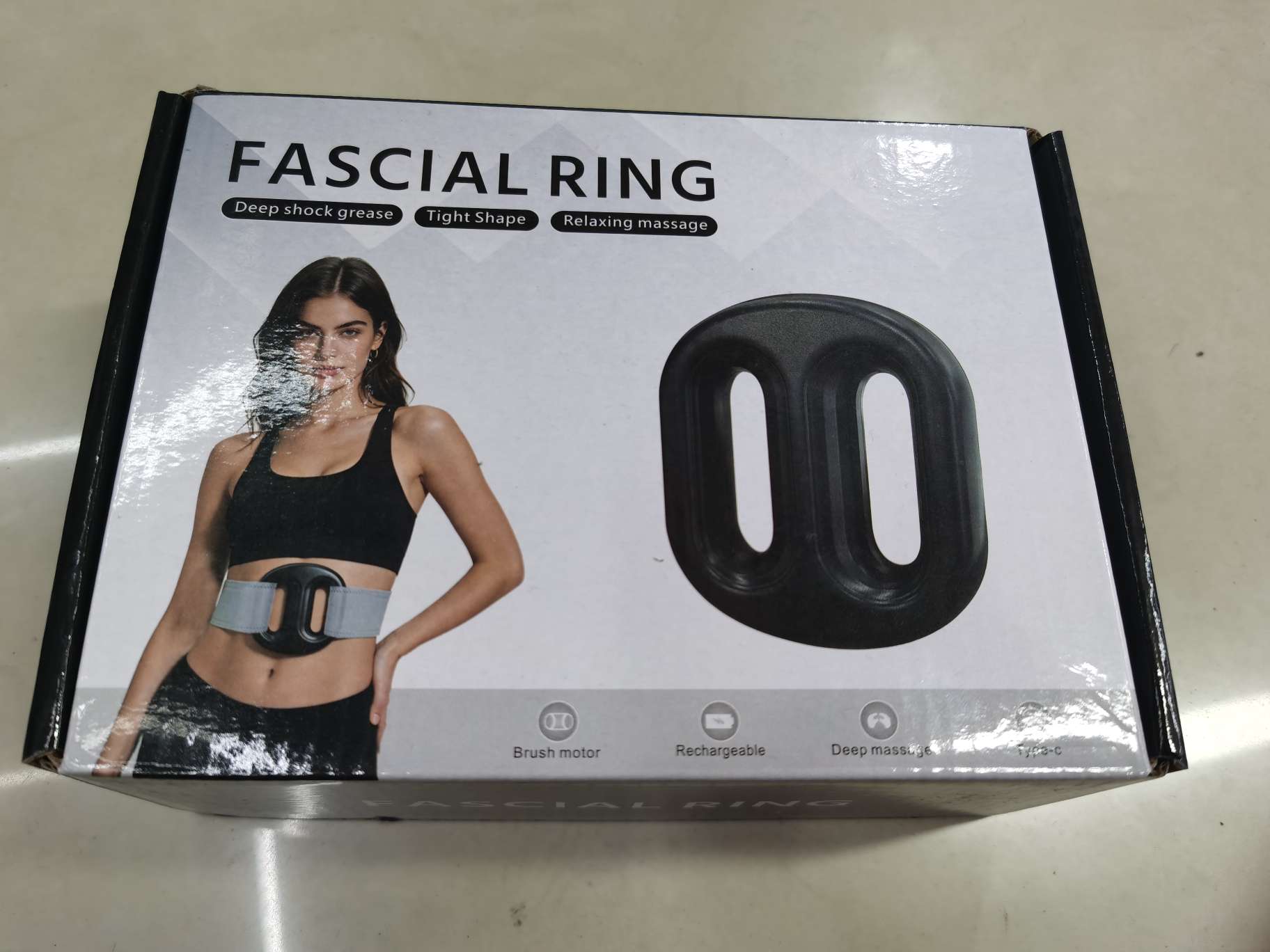 Peak Fascia Ring Abdominal Massage Device, a perfect massage tool for the lazy waist and abdomen with a potbelly, powerfully shapes the body and automatically vibrates for fitness detail image 13