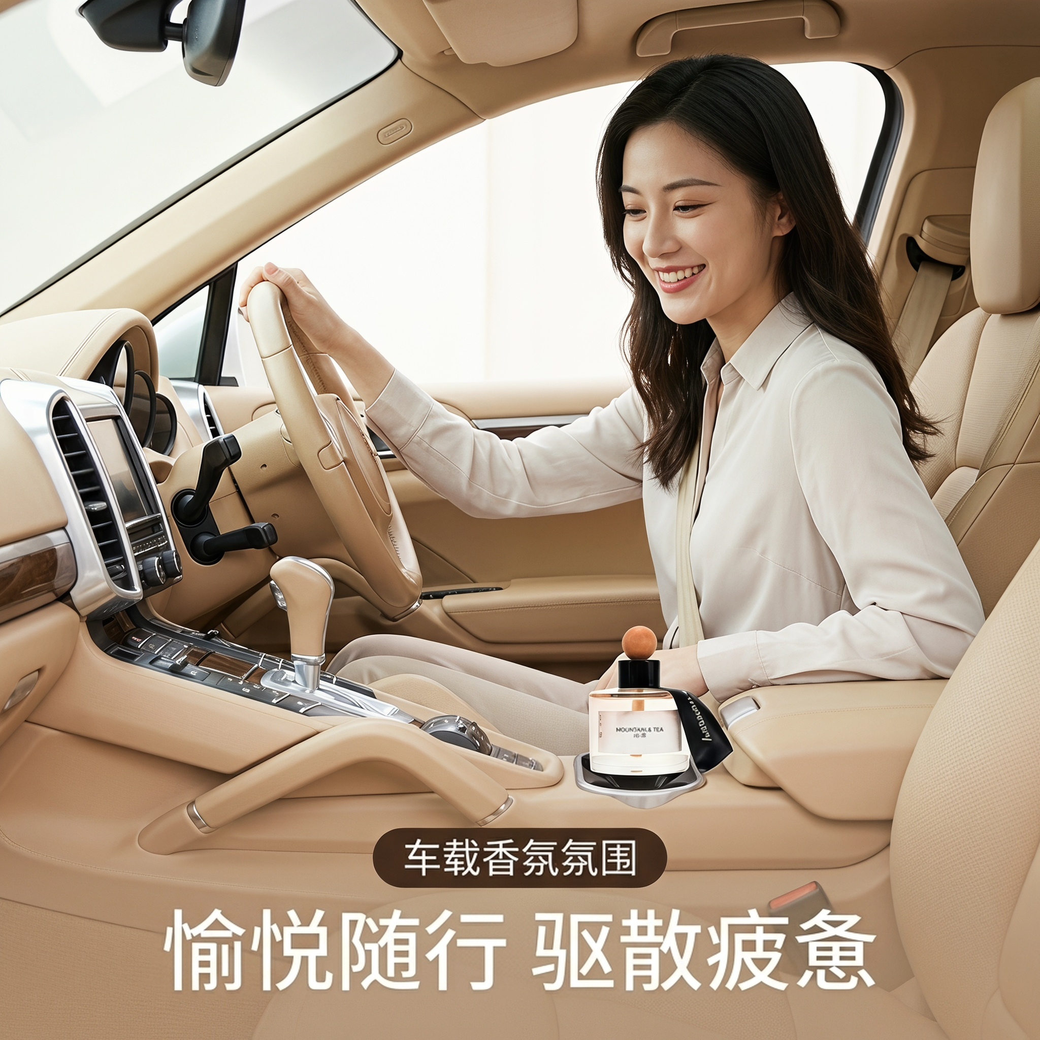 Car aromatherapy car perfume, long-lasting fragrance, light scent inside the car, deodorization, high-end feel, new car fragrance specially designed details Picture