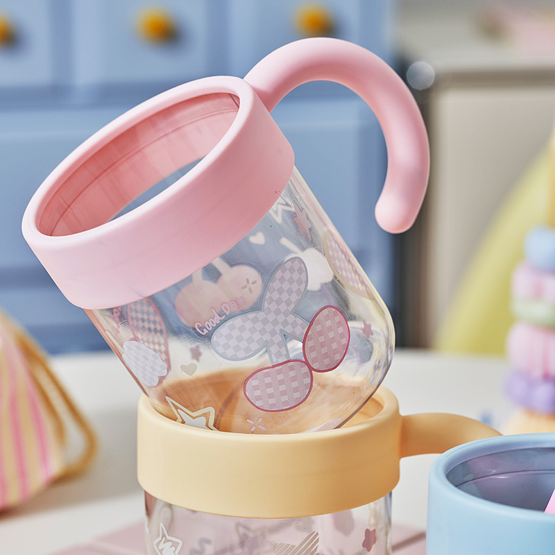 M04-7179 dibujos animados niños cepillo de dientes tazas adolescentes corazón alto nivel de apariencia hogar pareja taza de tocador residencia estudiantil detail image 4