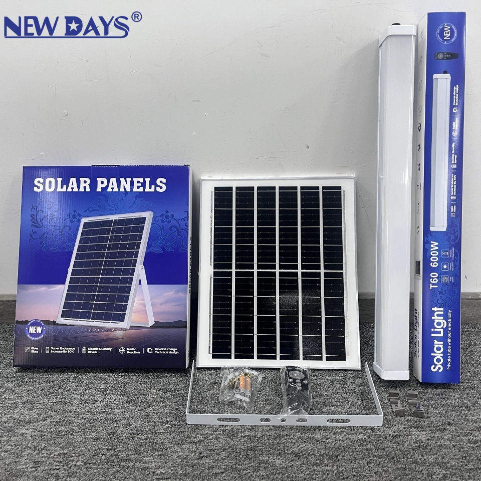 NEWDAYS brand cross border new led split solar tres tubos de prueba, al aire libre impermeable portátil highlighting light, luz de camping multifuncional de larga duración Application Scenario
