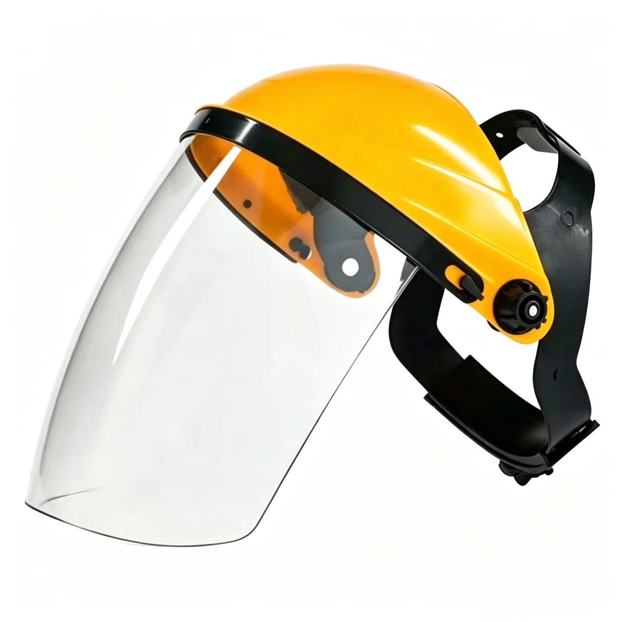 Portable electric welding face mask, anti-strong light welding spatter, special welder labor protection face mask for electric welding and argon arc welding, head-mounted lawn mower protection face mask, steel wire mesh mask, explosion-proof and anti-impact spatter screen, special garden lawn mower cap detail image 4