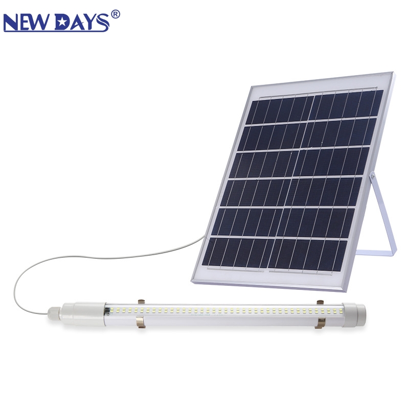 NEWDAYS brand cross border new led split solar T8 tube, al aire libre a prueba de agua portátil highlighting light, luz de camping multifuncional de larga duración