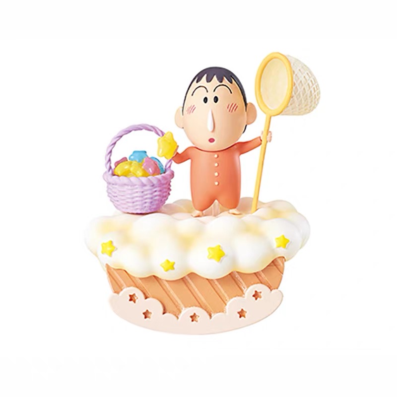 Rement Crayon Shin-chan Good Night Shin-chan Pajama Night Miniature Scene Blind Box Display Item Picture