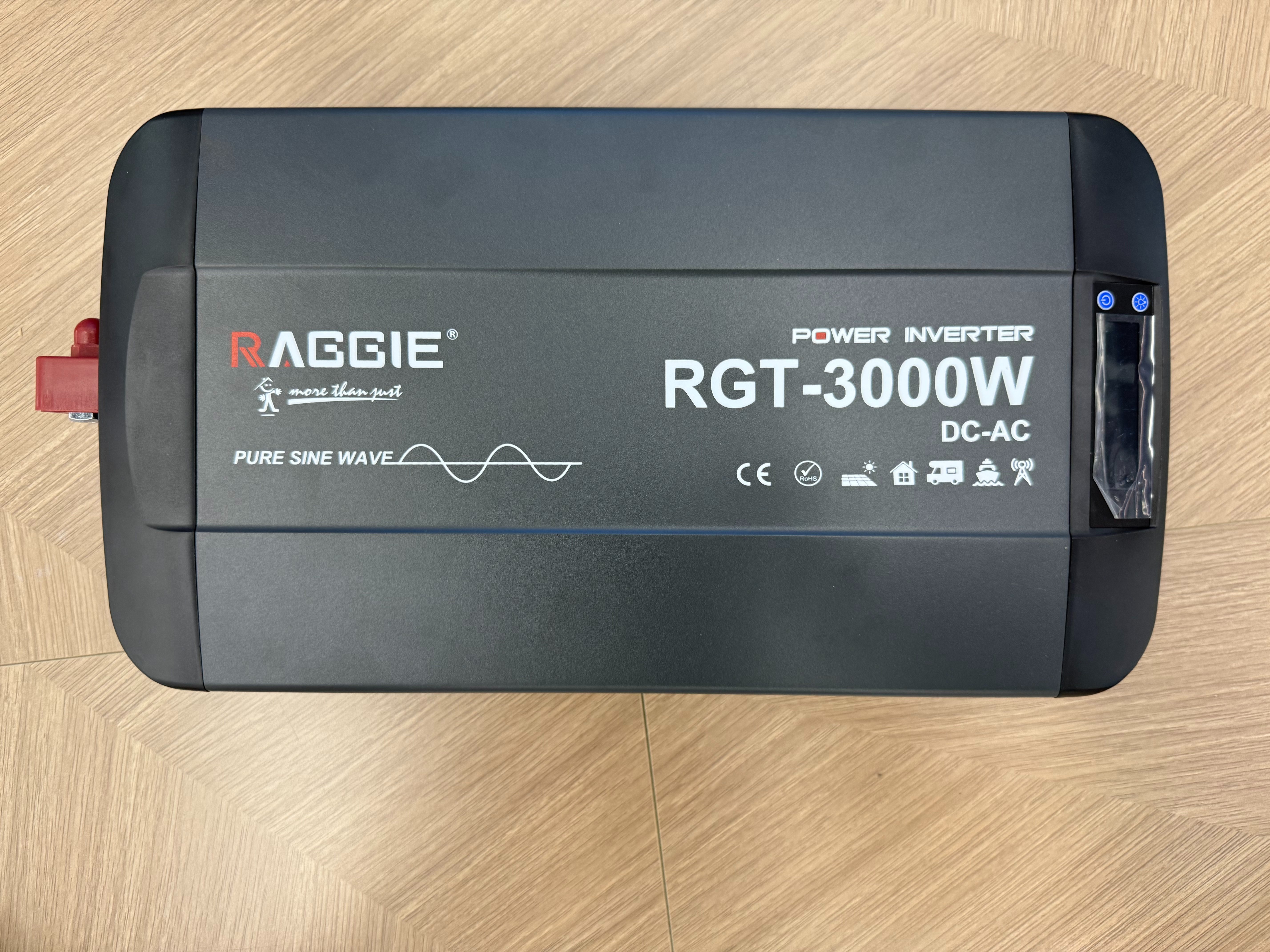 RAGGIE pure sine wave inverter Type-C RGT series 3000W fast charging RS485 remote control 12V24V to 220V