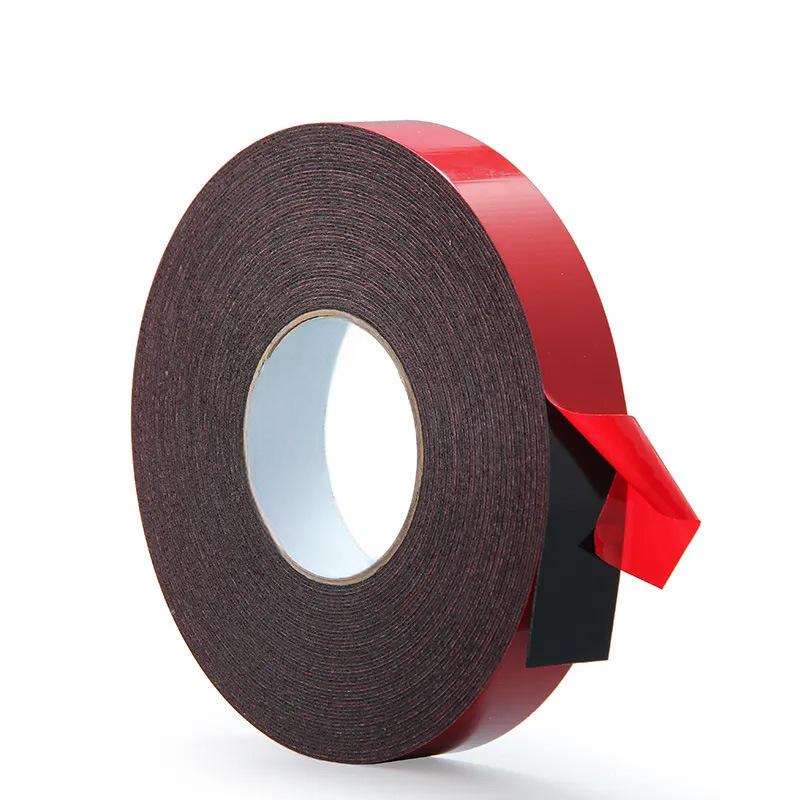 Doble cara IXPE foam tape de alta viscosidad para puertas y ventanas adhesivo de metal fijación amortiguador esponja sello auto placa de identificación details Picture