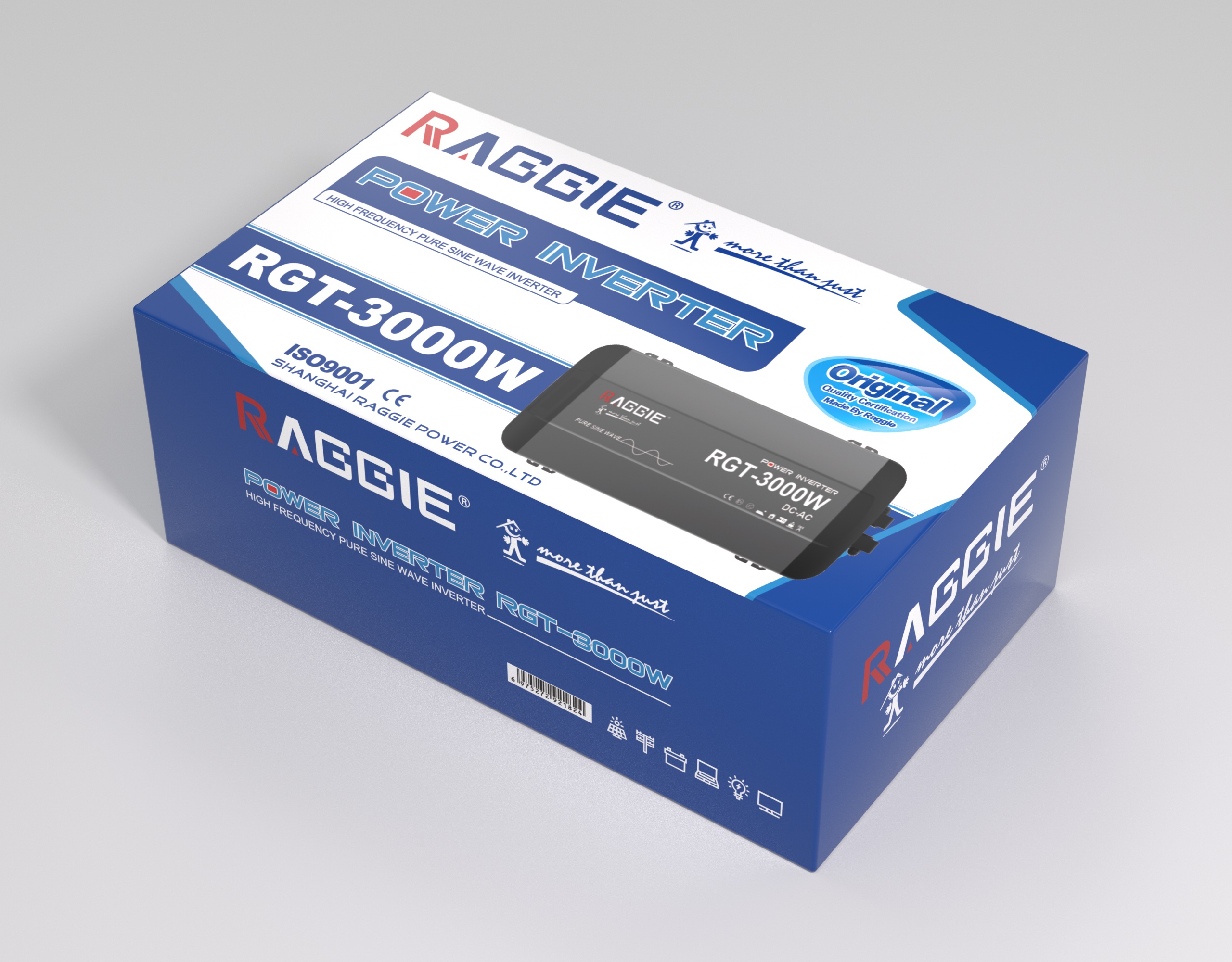 RAggie Joying C, RGT C, 2000W CAM RGT AM TM RS485 التحكم عن بعد في تحويل 12V24VV إلى 220V Specification image