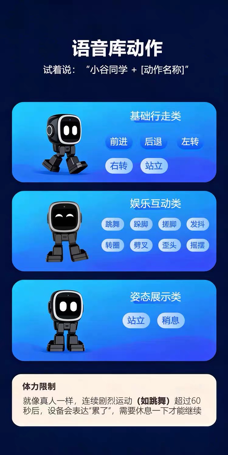 The AI bipedal robot is equipped with an AI large model, featuring voice dialogue, encyclopedic Q&A, singing and dancing performances, walking, video calls, English practice, synchronous teaching materials, and multi-country translation pic 13