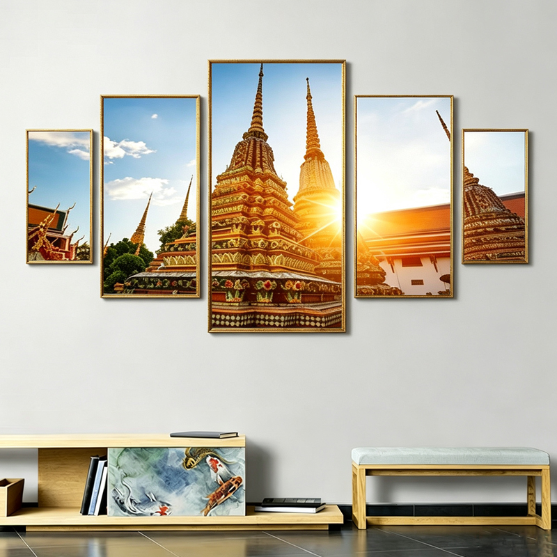 Thai architectural decorative art in Southeast Asian style is suitable for hotels, guesthouses, fitness centers and Dai-style clubs Specification image