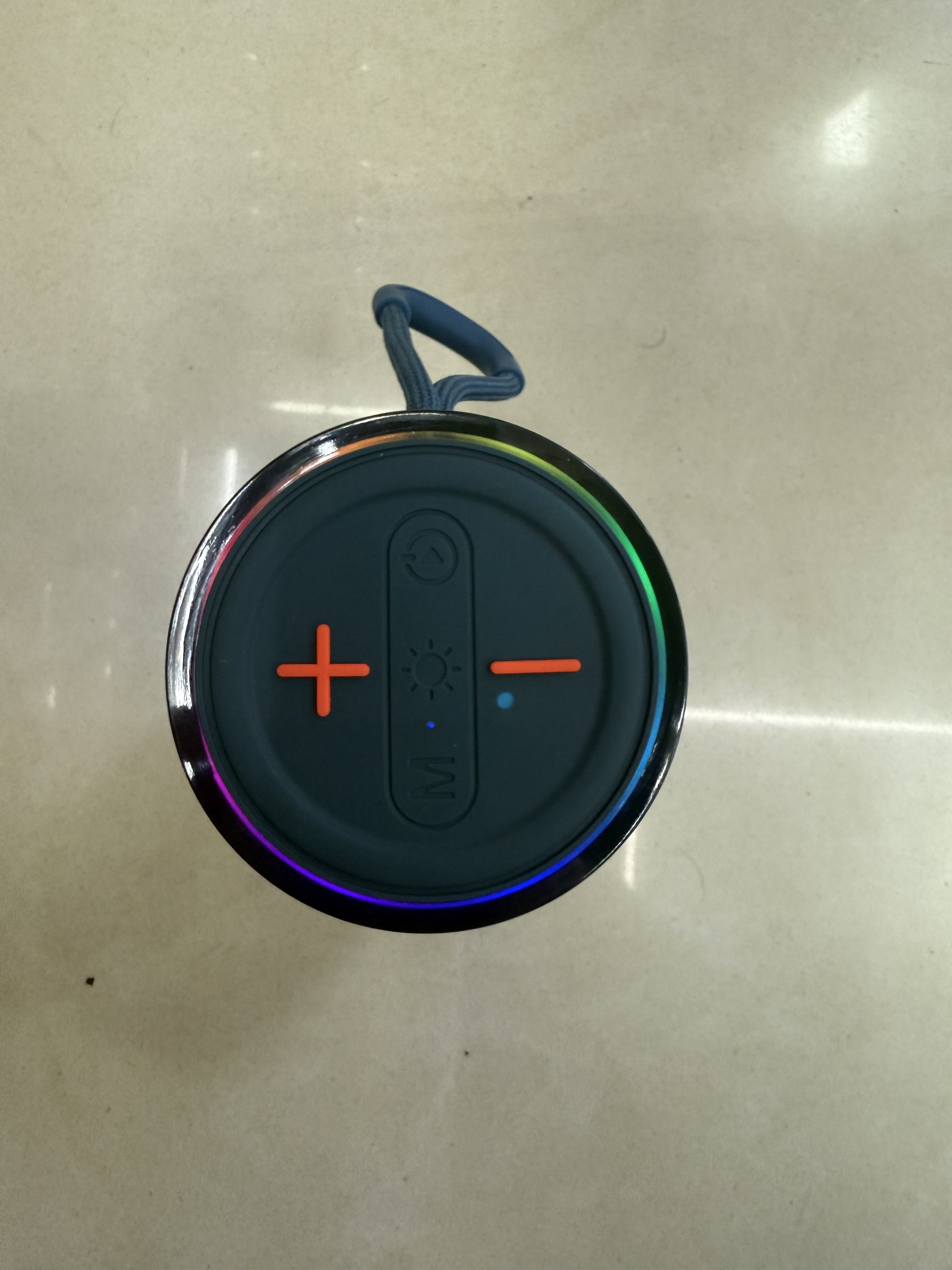 The W16 Bluetooth speaker is cylindrical in shape with a colorful light, compact and portable. It has a plush texture and is a desktop ornament. It is colorful, dynamic and clear in sound quality. It can play music, songs, games and movies with a USB music TF card details Picture
