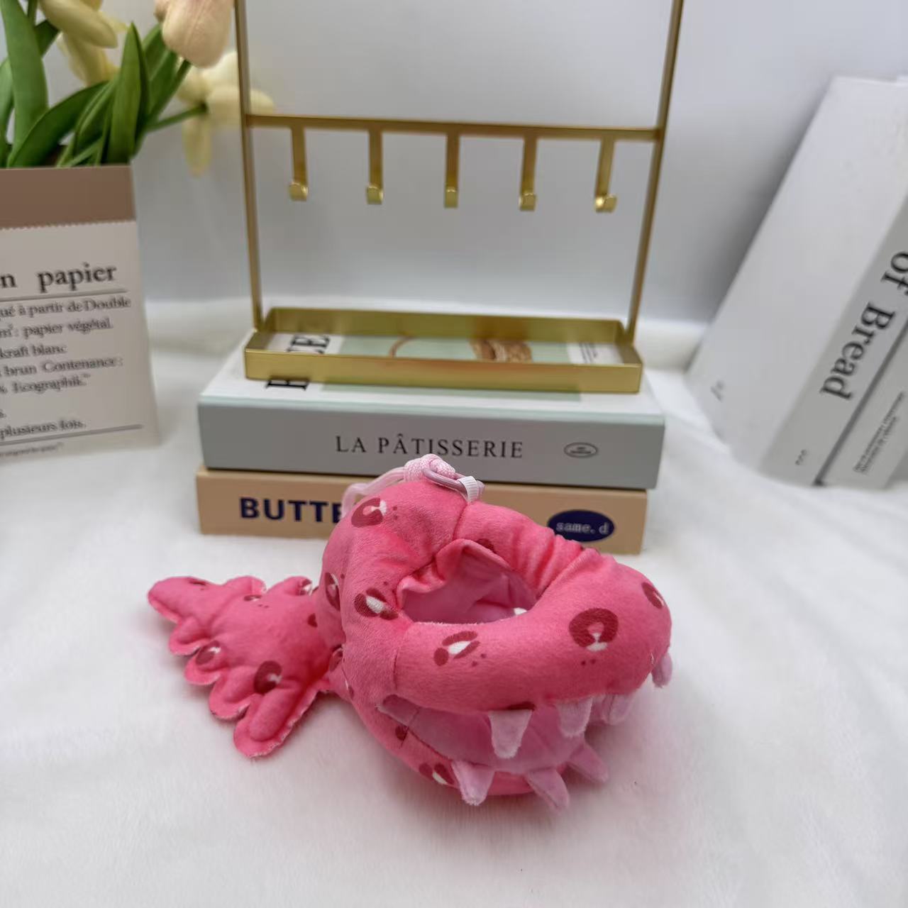 Colgante de esqueleto de dinosaurio colorido de peluche adorable muñeca colgante de peluche tendencia regalo creativo Item Picture